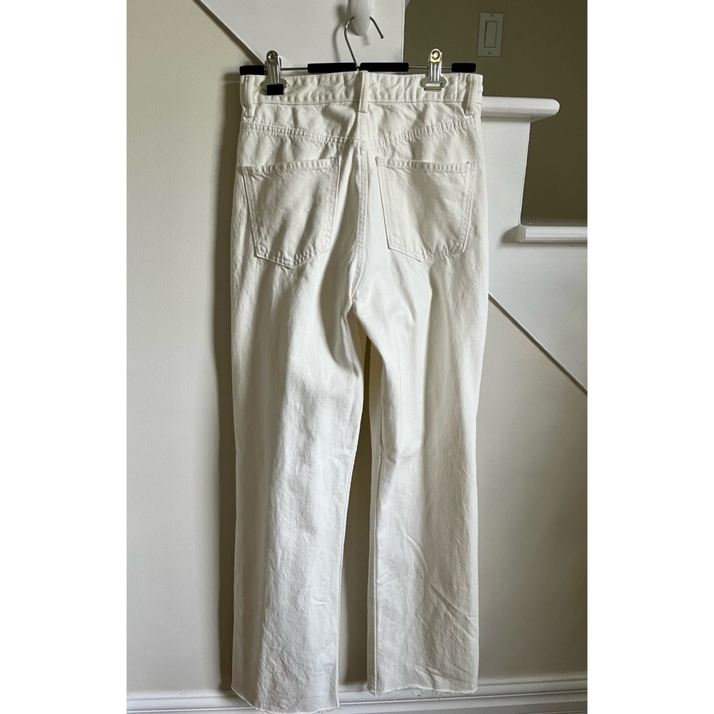 Zara Wide Leg White Jeans - Picture 3 of 5